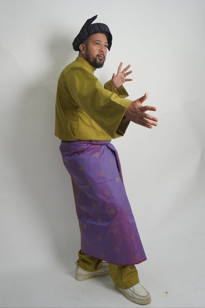 Baju Melayu Belantara Hijau Muda