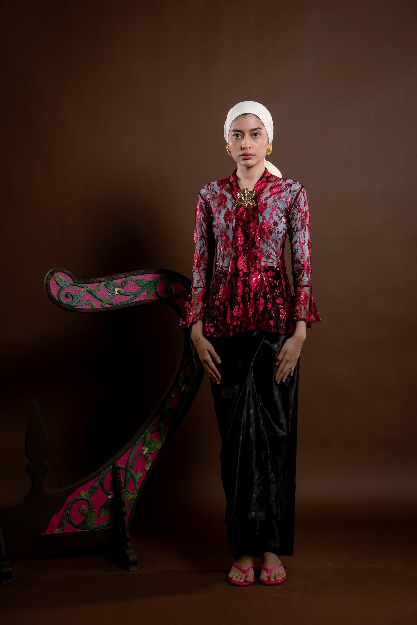 Kebaya Rindu Anggun Jambu