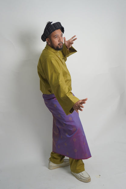 Baju Melayu Belantara Hijau Muda