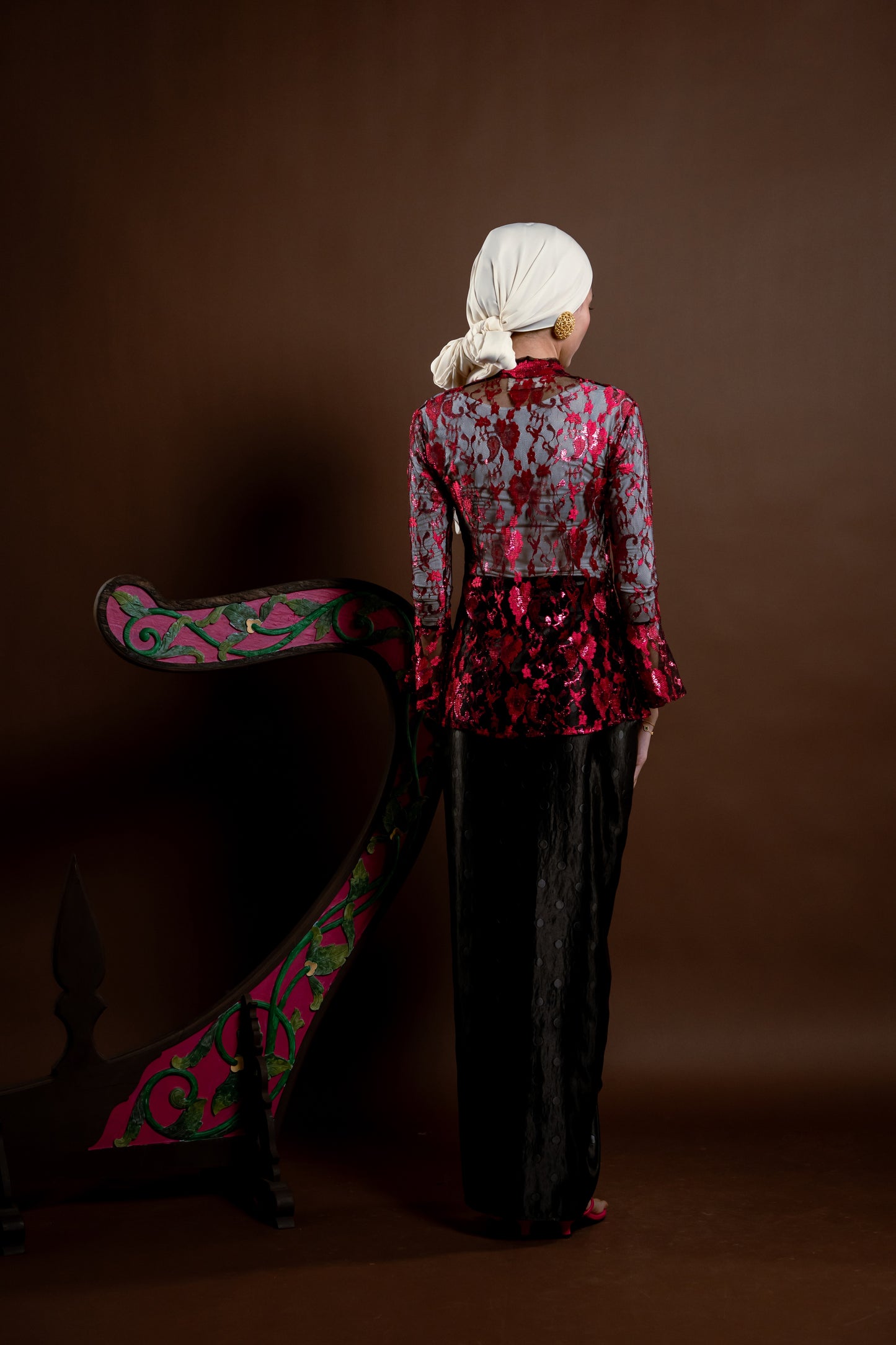 Kebaya Rindu Anggun Jambu