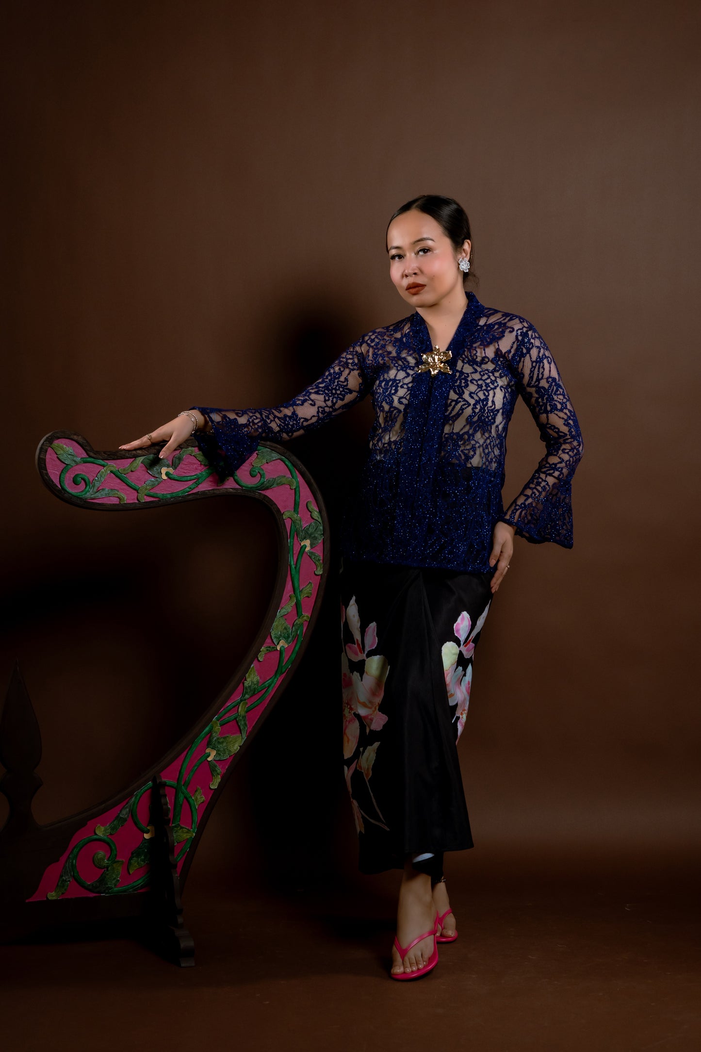 Kebaya Rindu Anggun Ungu