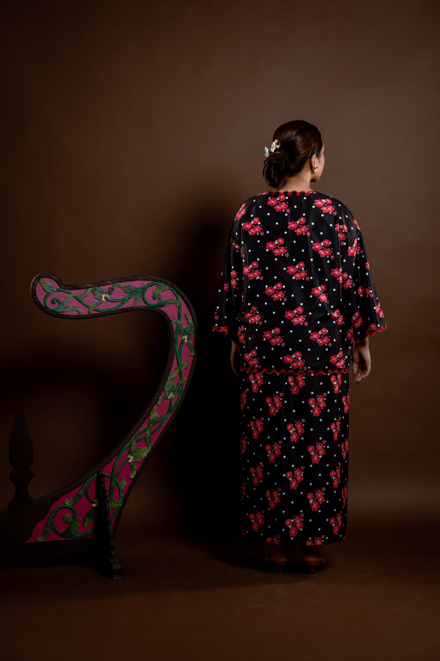 Kurung Rindu Bertaut Set Hitam