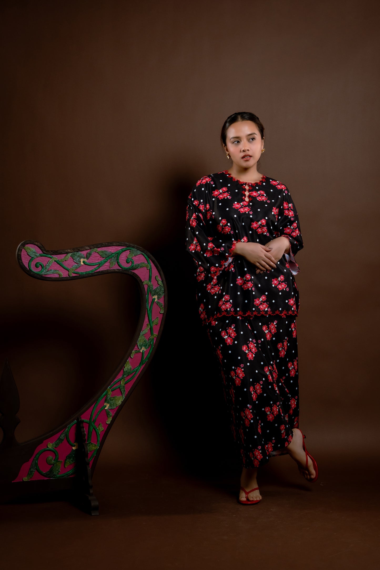 Kurung Rindu Bertaut Set Hitam