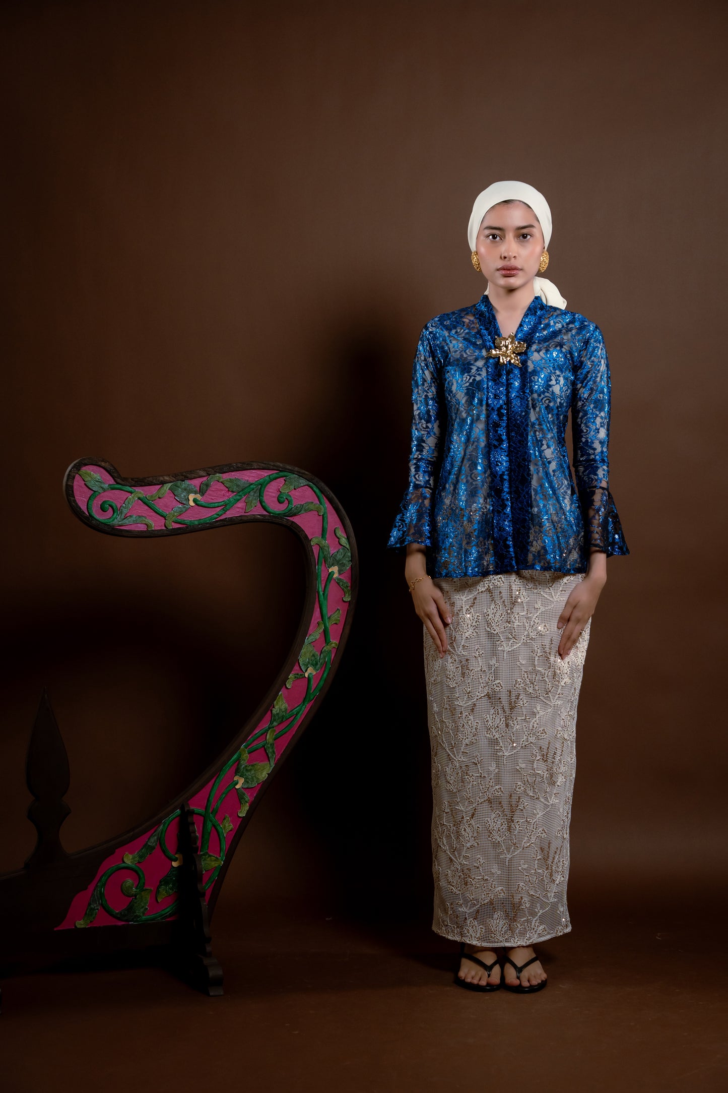 Kebaya Rindu Anggun Biru