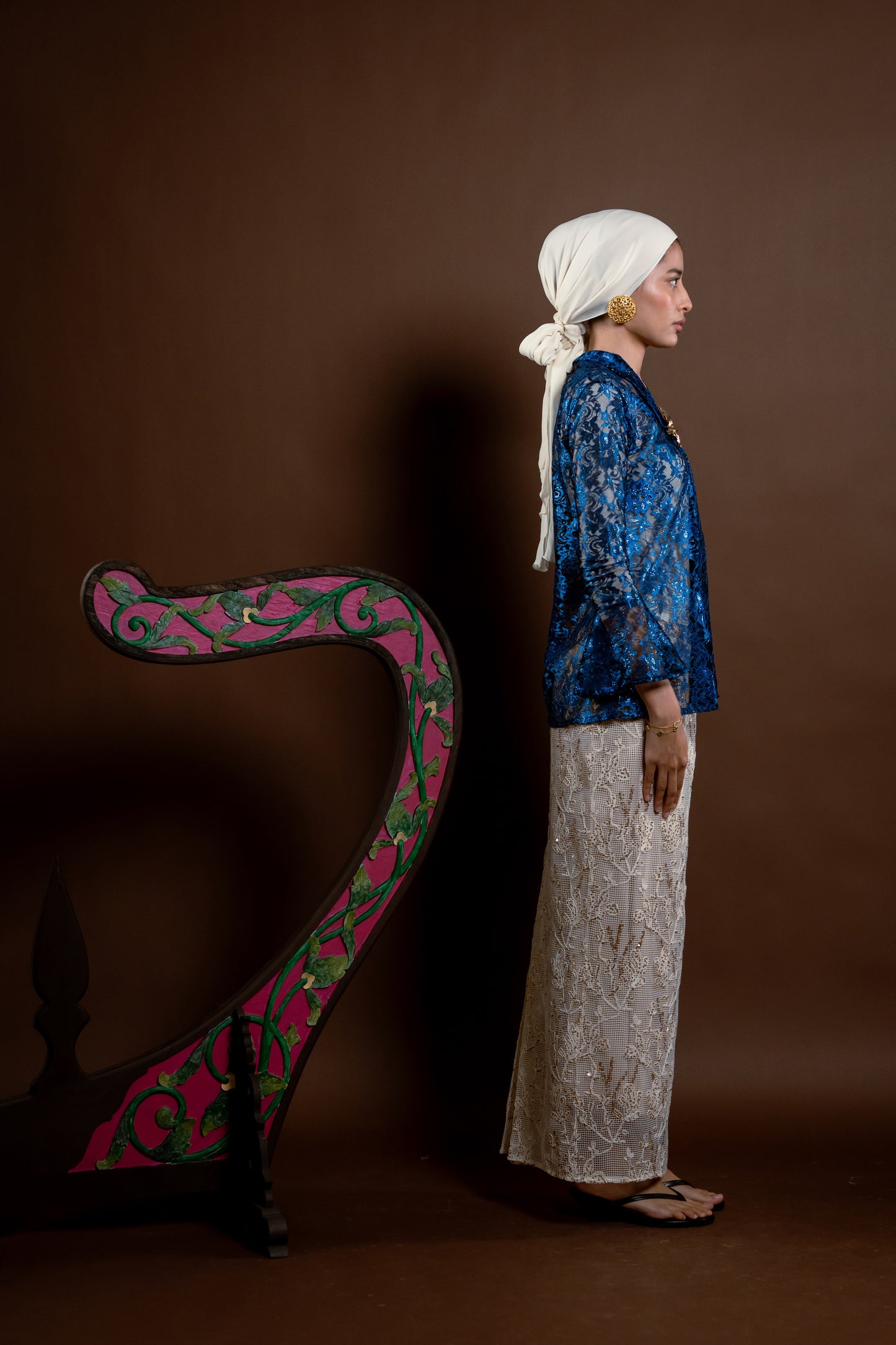 Kebaya Rindu Anggun Biru