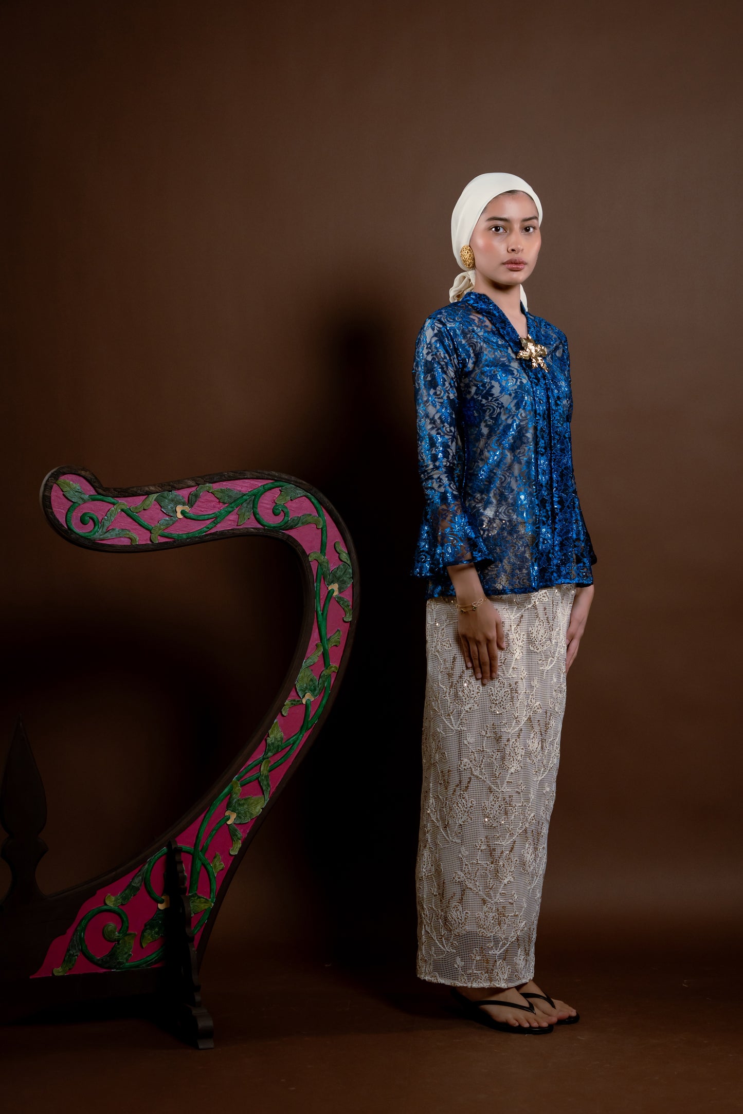Kebaya Rindu Anggun Biru