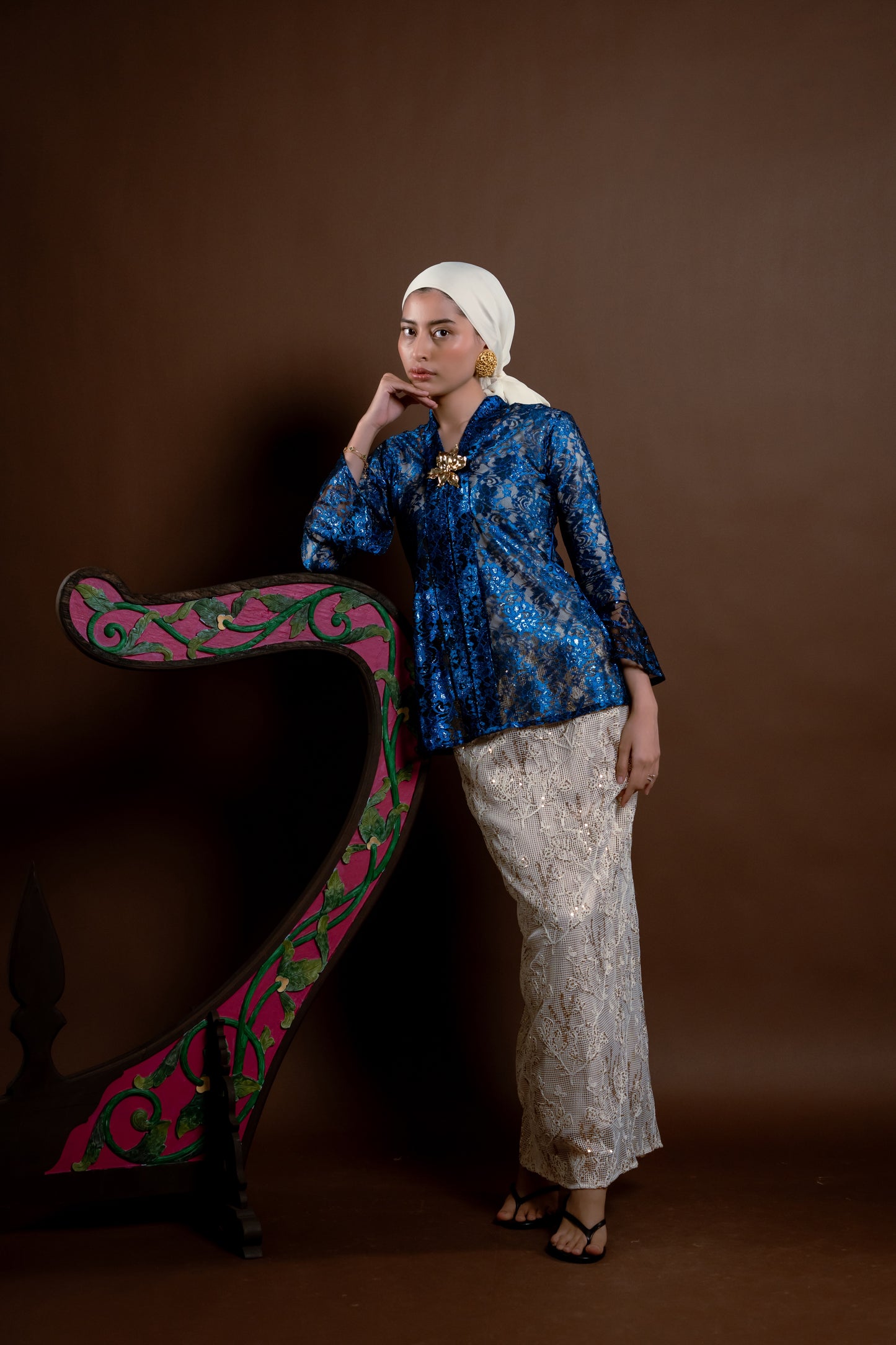 Kebaya Rindu Anggun Biru