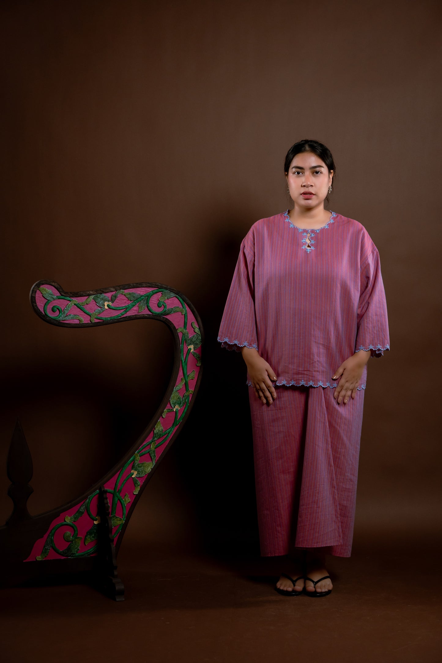 Kurung Rindu Bersemi Set Jalur Jambu