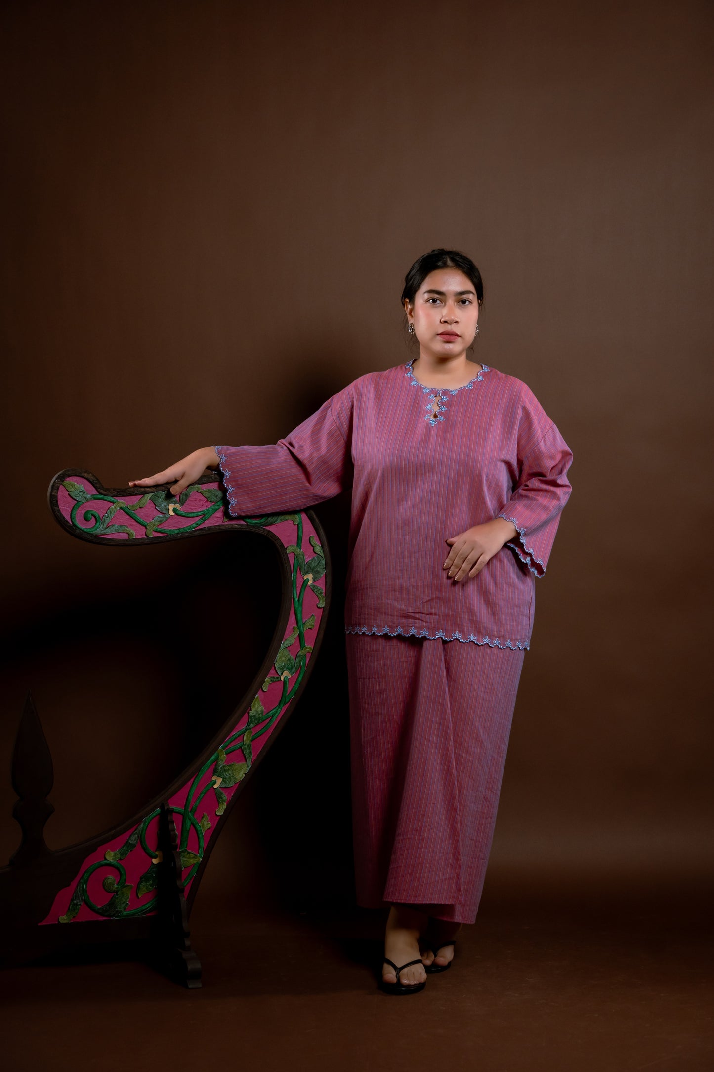 Kurung Rindu Bersemi Set Jalur Jambu