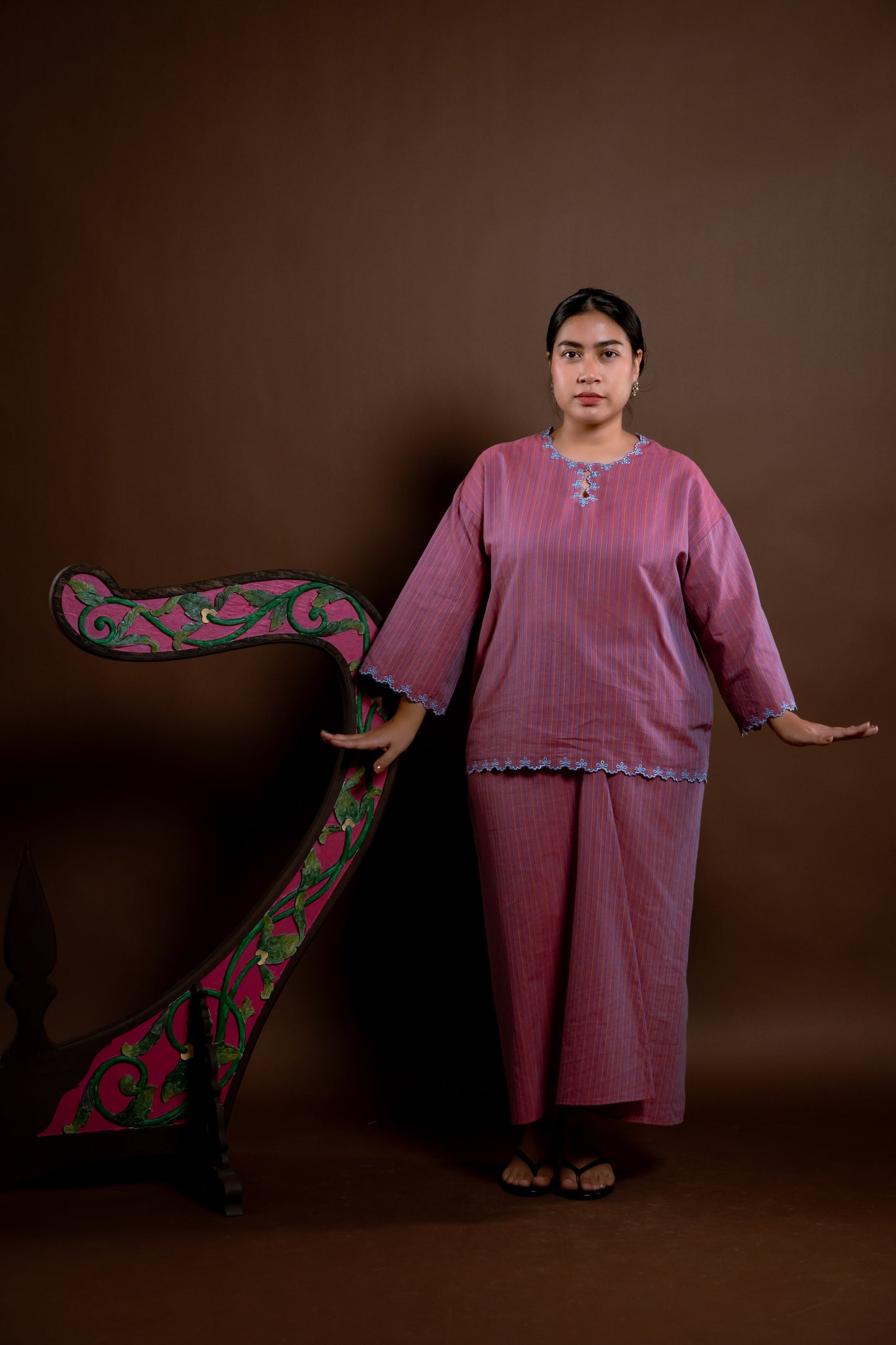 Kurung Rindu Bersemi Set Jalur Jambu