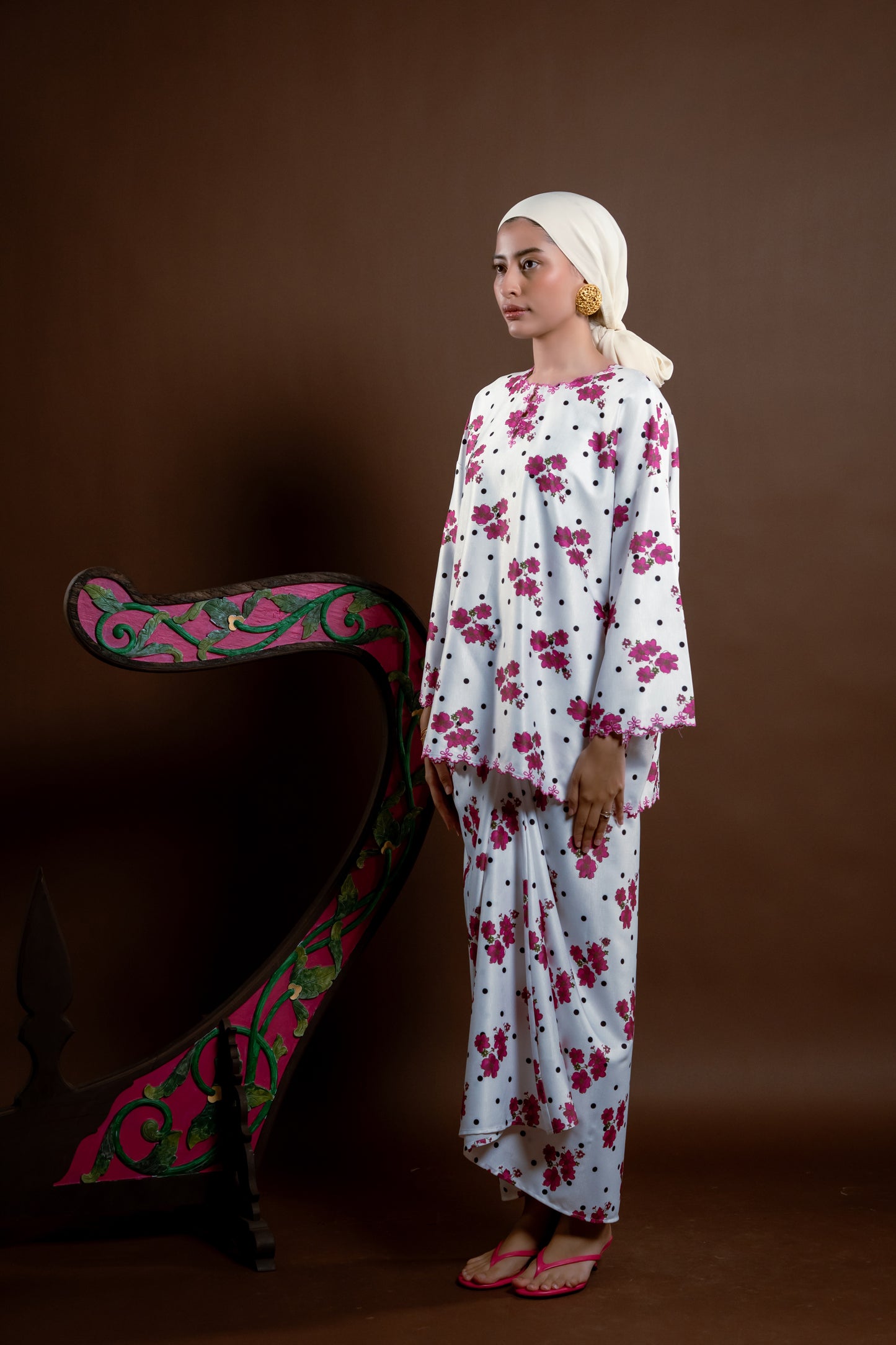 Kurung Rindu Bertaut Set Putih