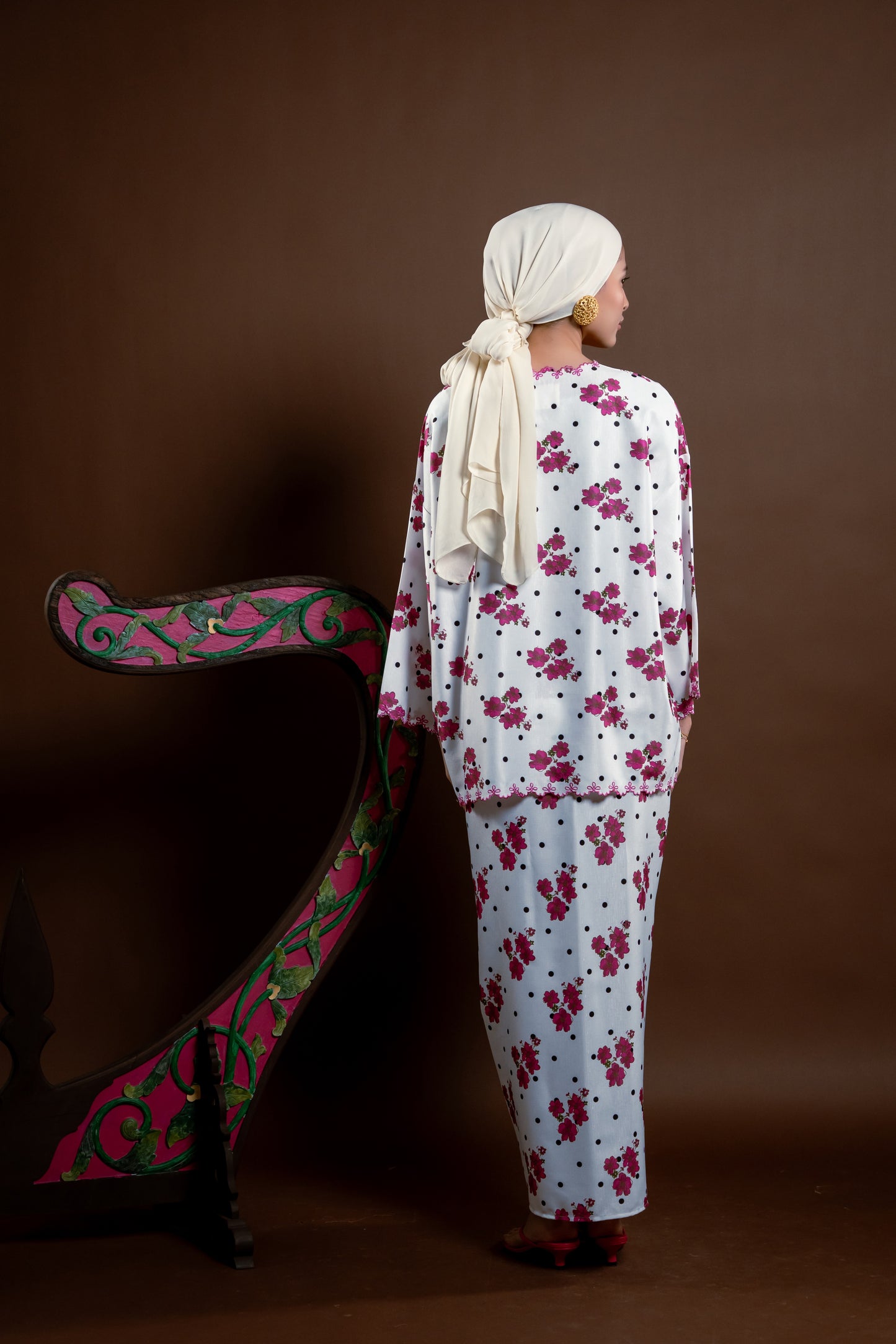 Kurung Rindu Bertaut Set Putih