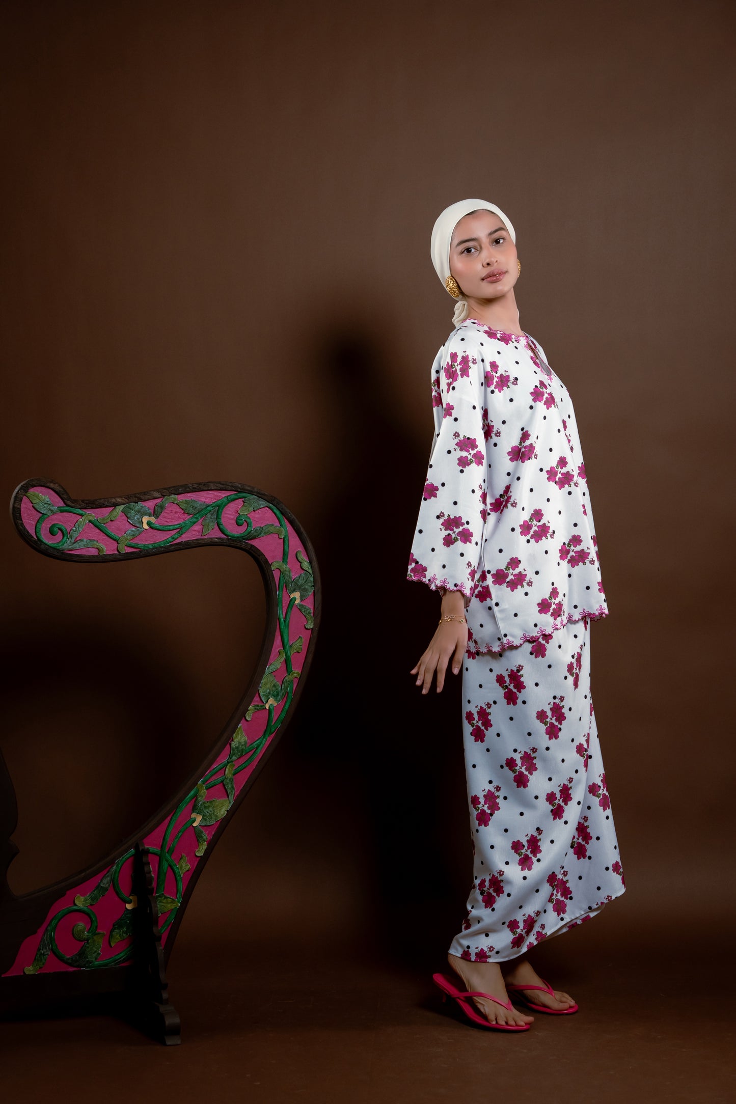 Kurung Rindu Bertaut Set Putih