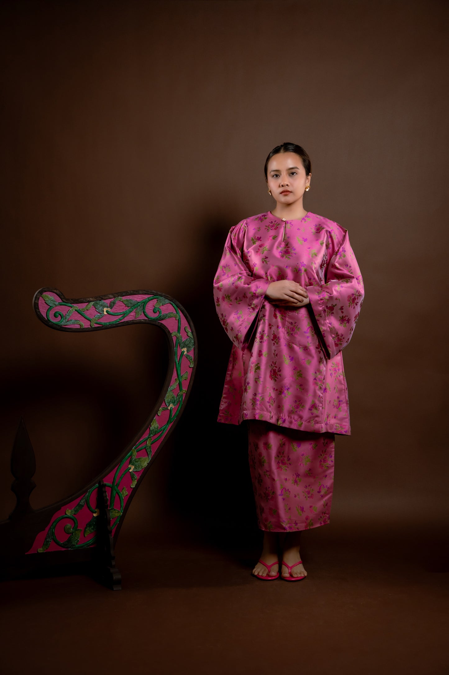 Kurung Rindu Kembali Set Bunga Jambu