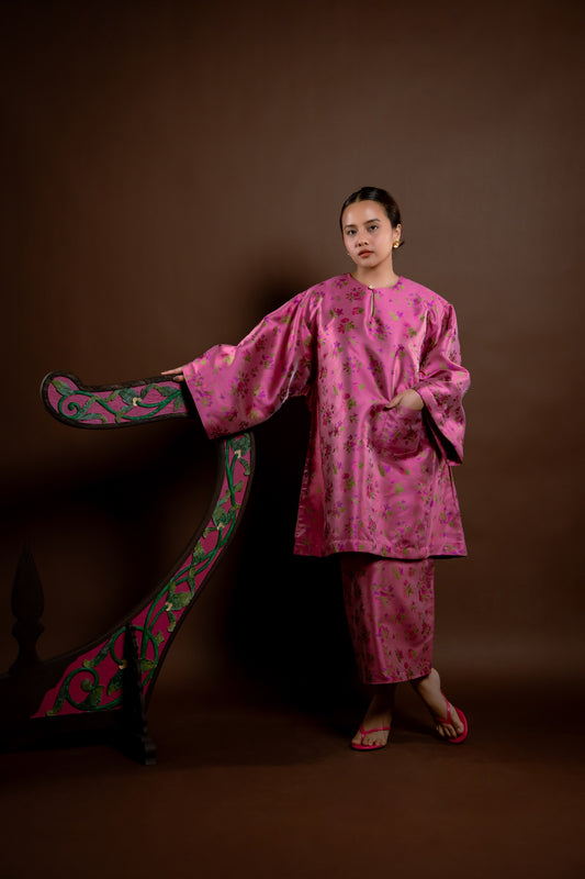 Kurung Rindu Kembali Set Bunga Jambu