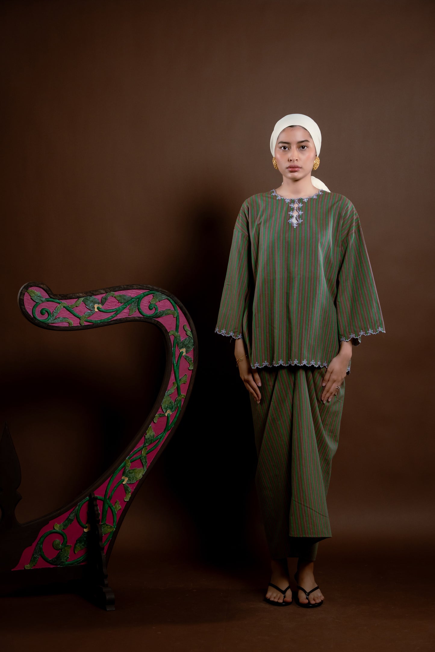 Kurung Rindu Bersemi Set Jalur Hijau