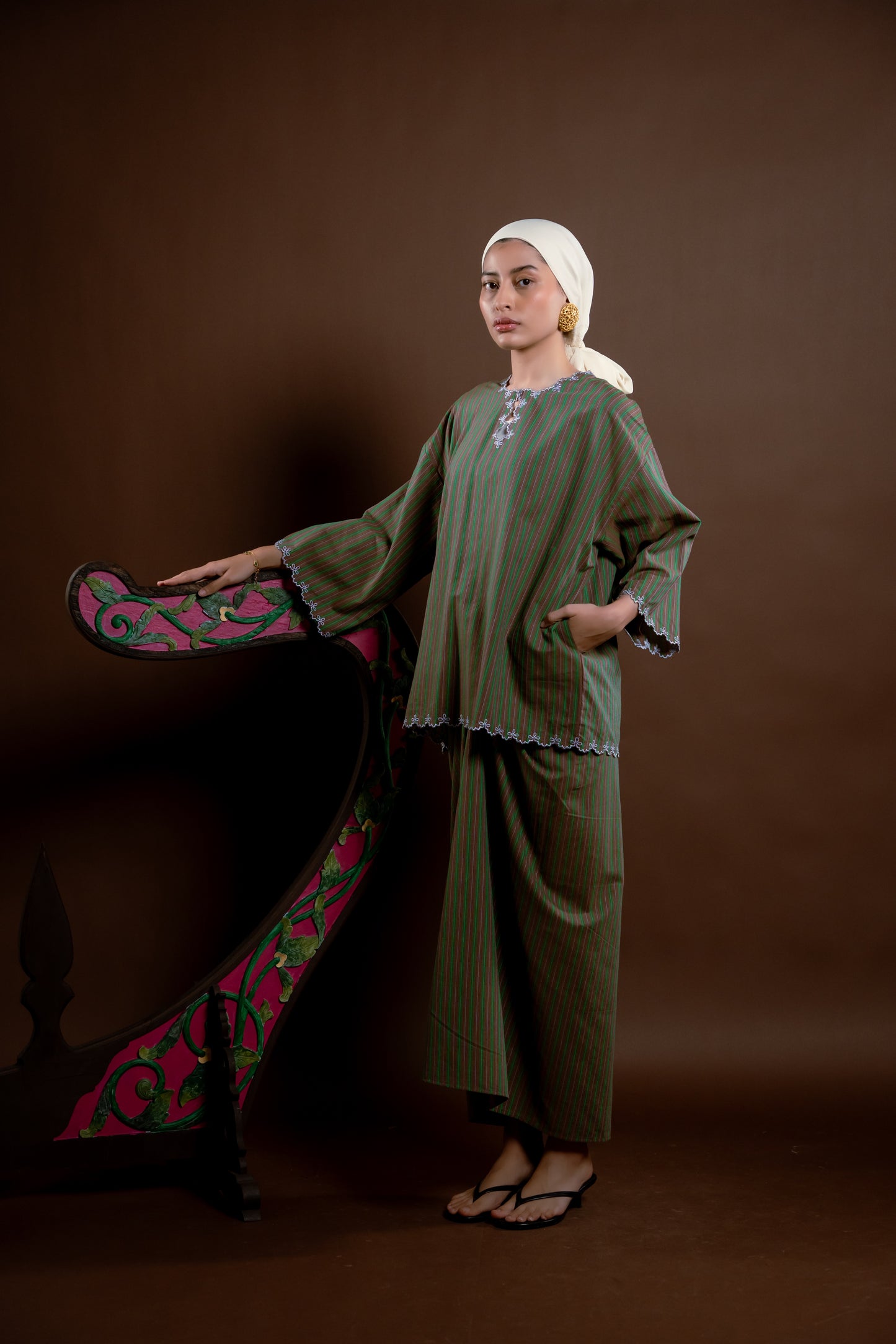 Kurung Rindu Bersemi Set Jalur Hijau