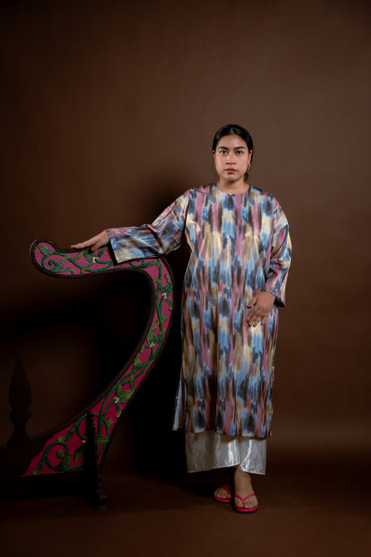 Baju Kurung Rindu Dara Pelangi Biru