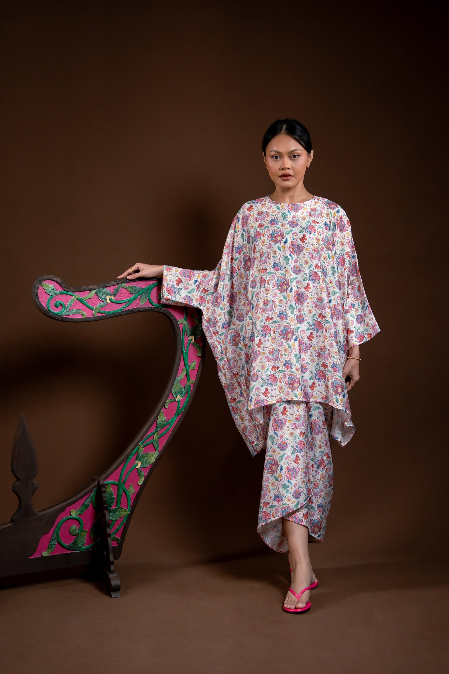 Baju Kurung Rindu Set Ayu Bunga Jambu