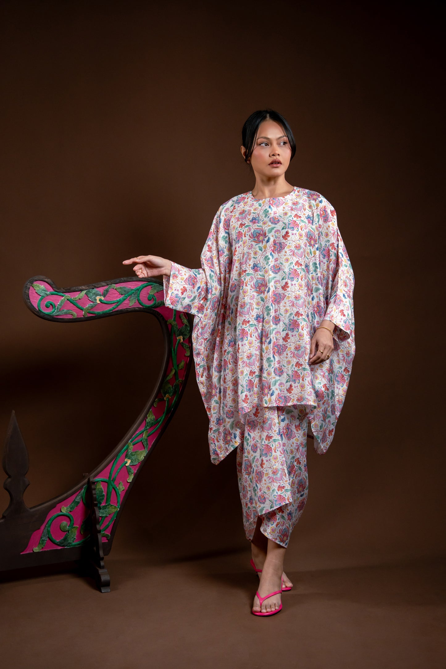 Baju Kurung Rindu Set Ayu Bunga Jambu