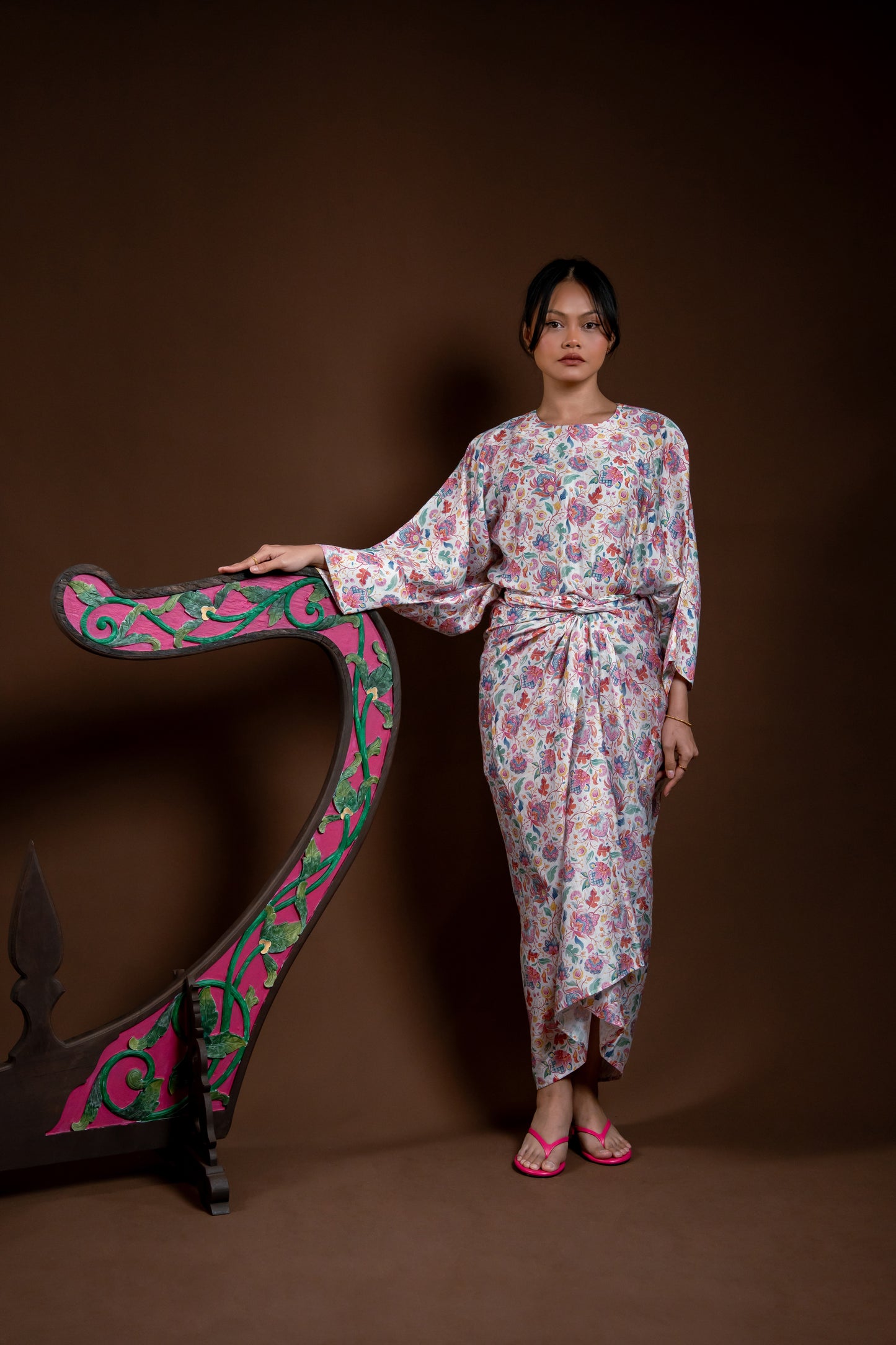 Baju Kurung Rindu Set Ayu Bunga Jambu