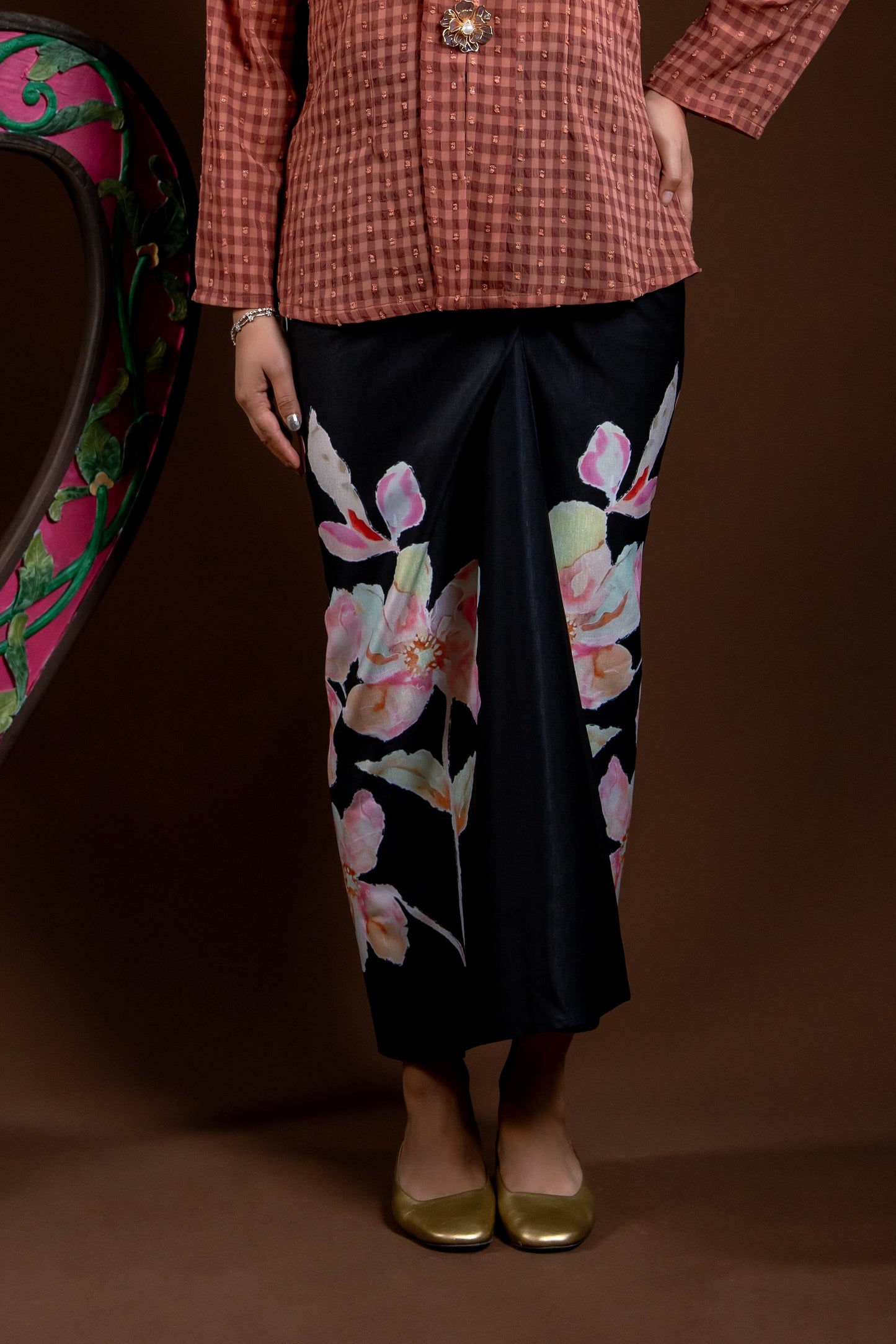 Baju Kebaya Rindu Dewi Coklat