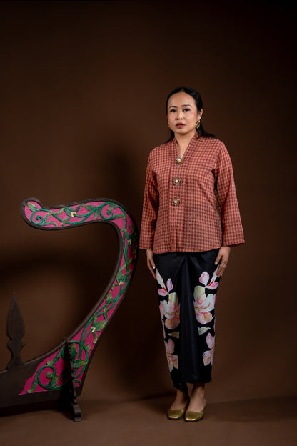 Baju Kebaya Rindu Dewi Coklat