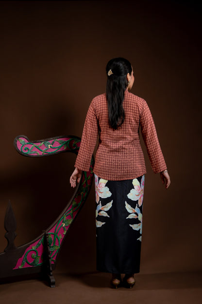 Baju Kebaya Rindu Dewi Coklat