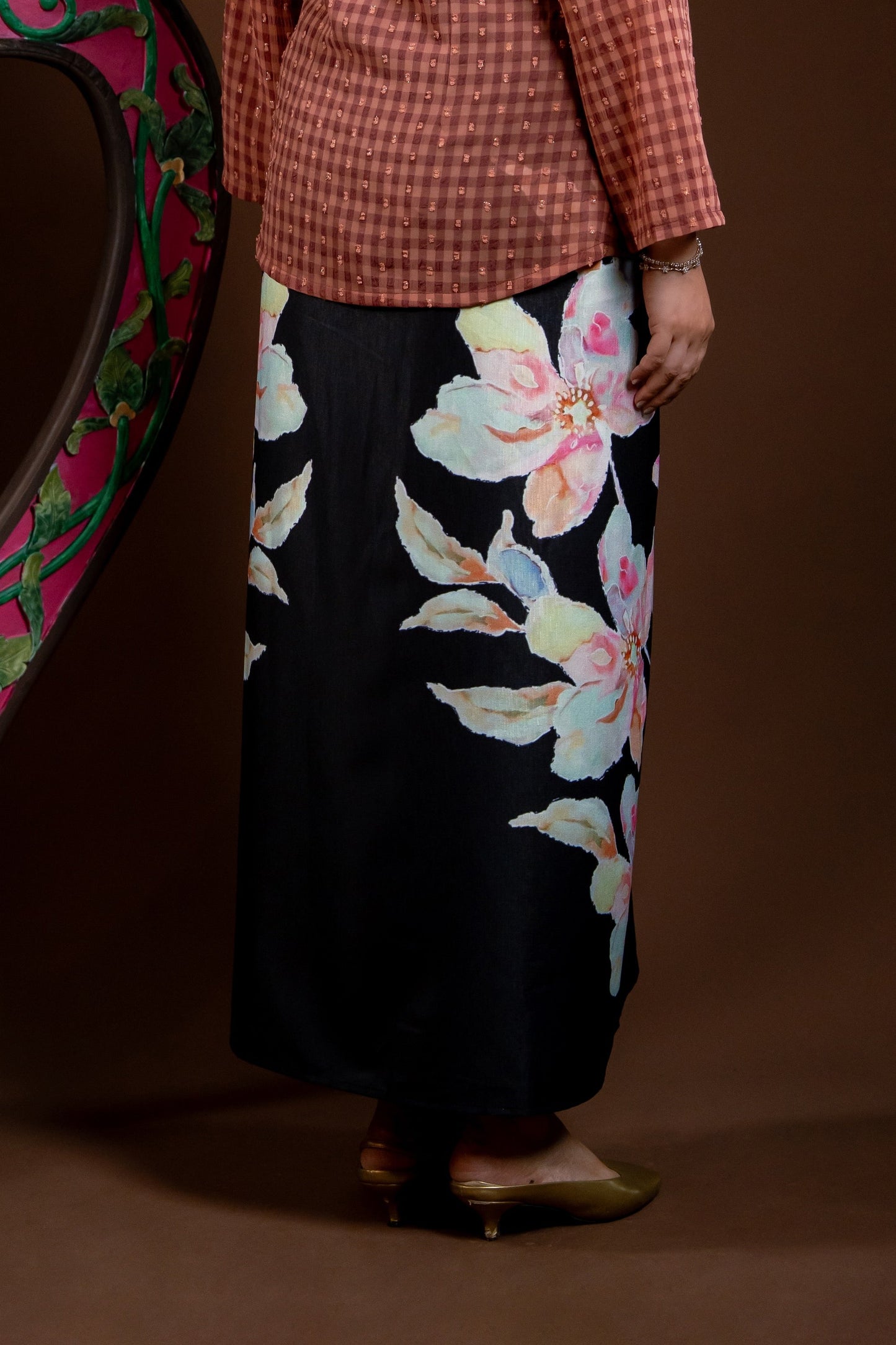 Baju Kebaya Rindu Dewi Coklat