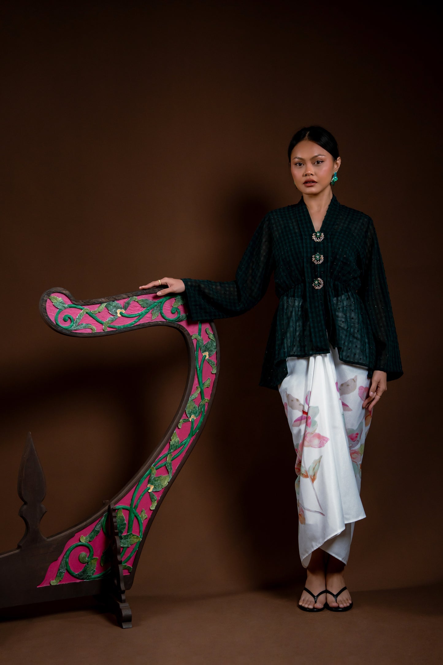 Baju Kebaya Rindu Merdu Hijau