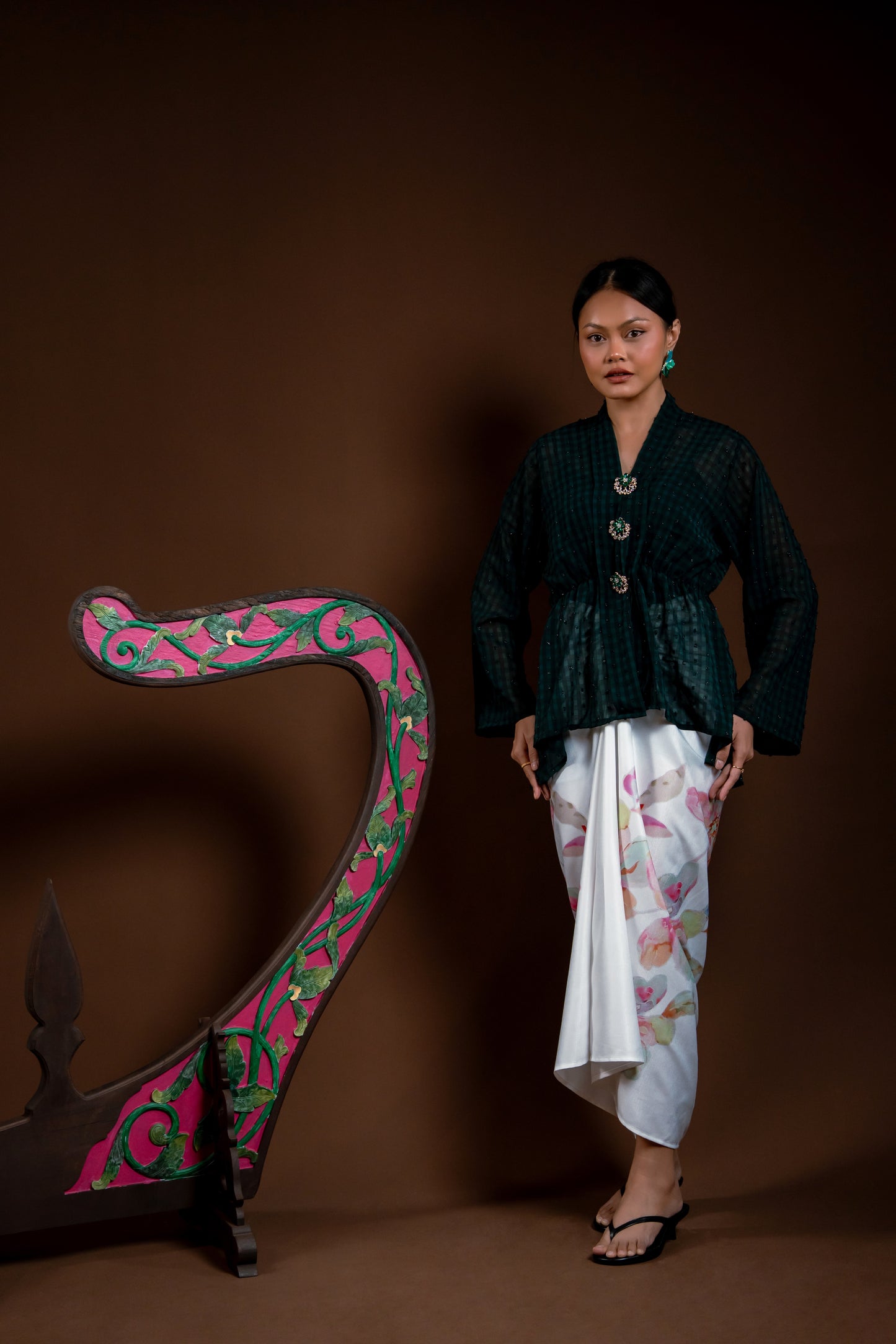 Baju Kebaya Rindu Merdu Hijau
