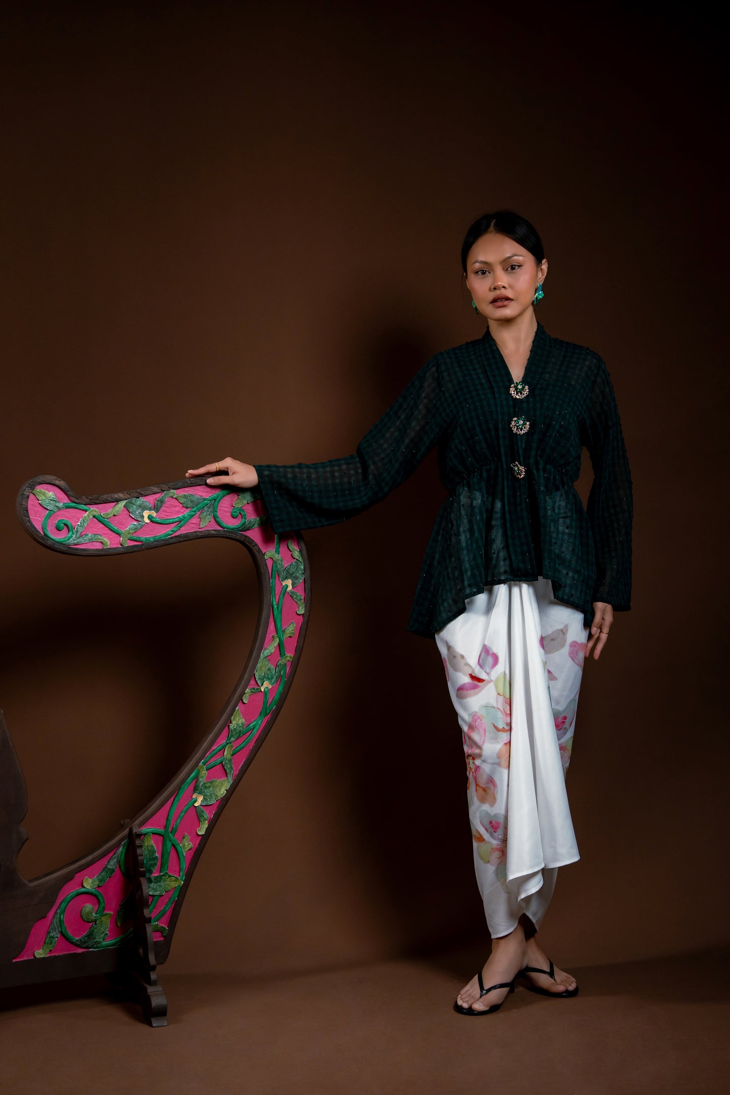 Baju Kebaya Rindu Merdu Hijau