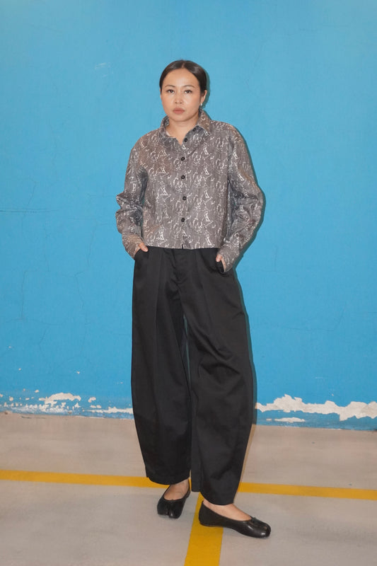 Seluar Cocoon Drill Hitam