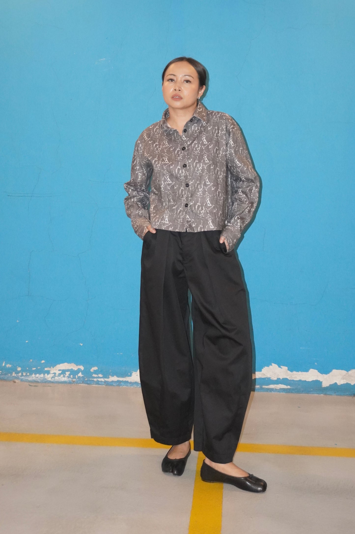 Seluar Cocoon Drill Hitam