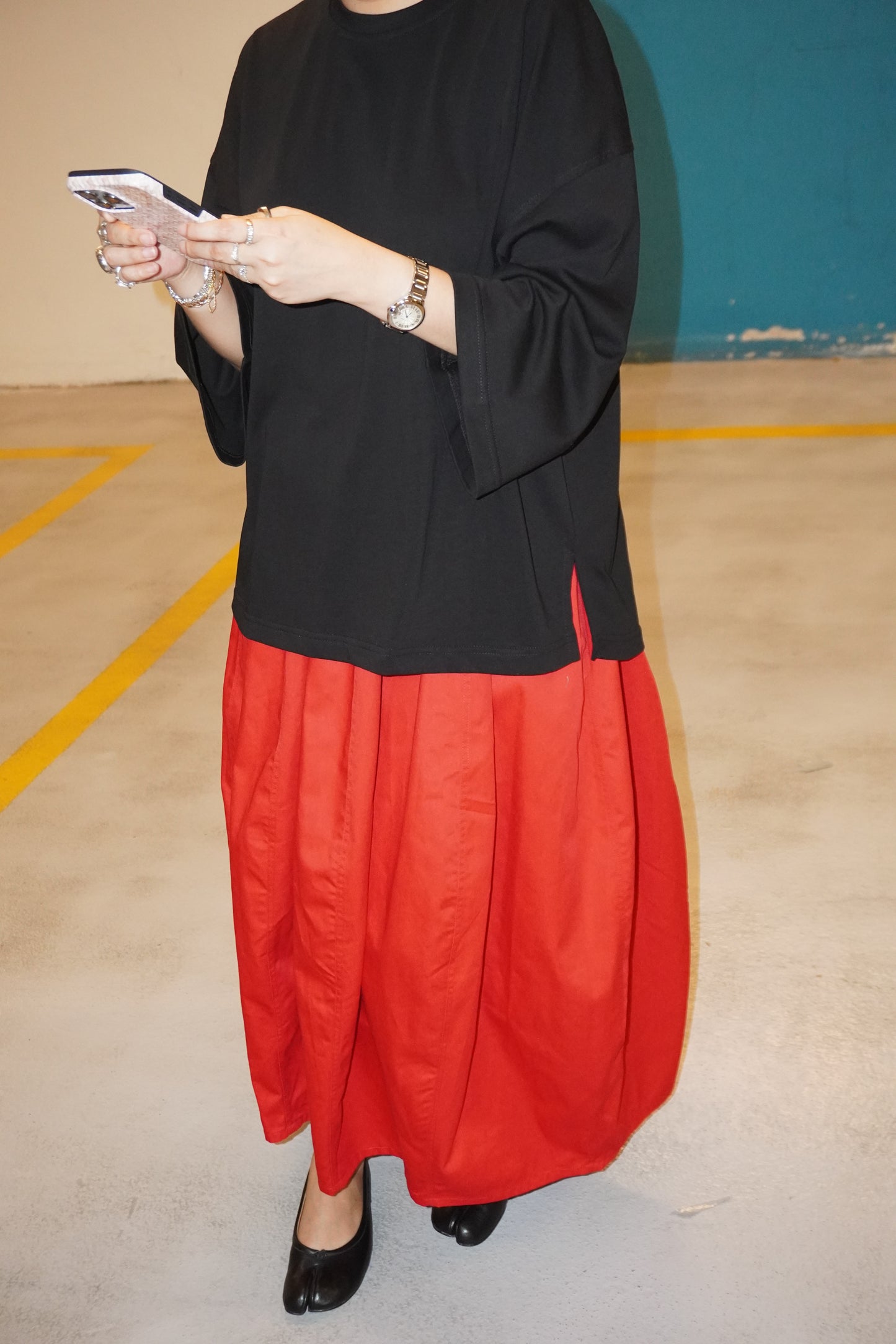 Skirt Cocoon Merah