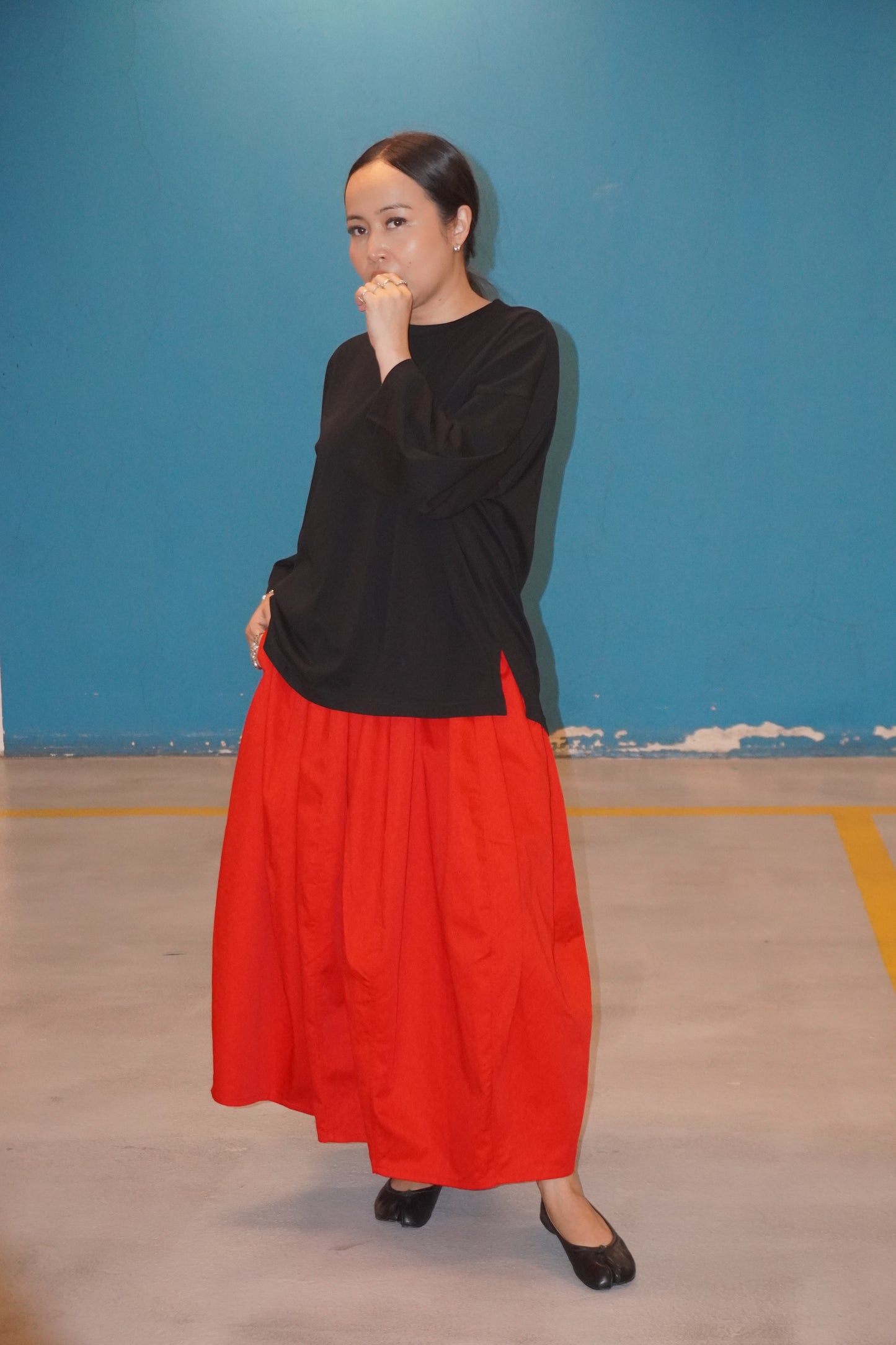 Skirt Cocoon Merah