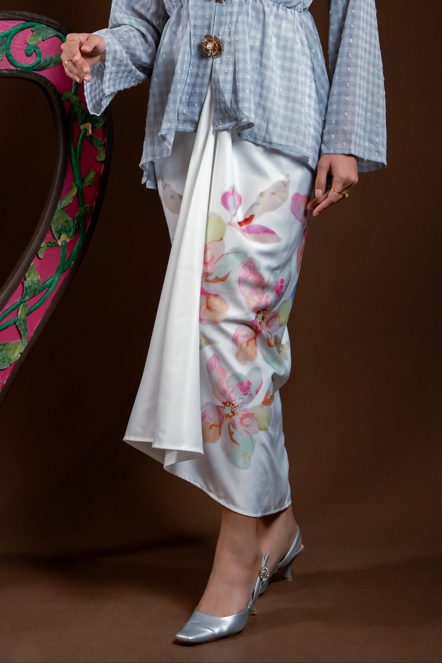 Baju Kebaya Rindu Merdu Kelabu