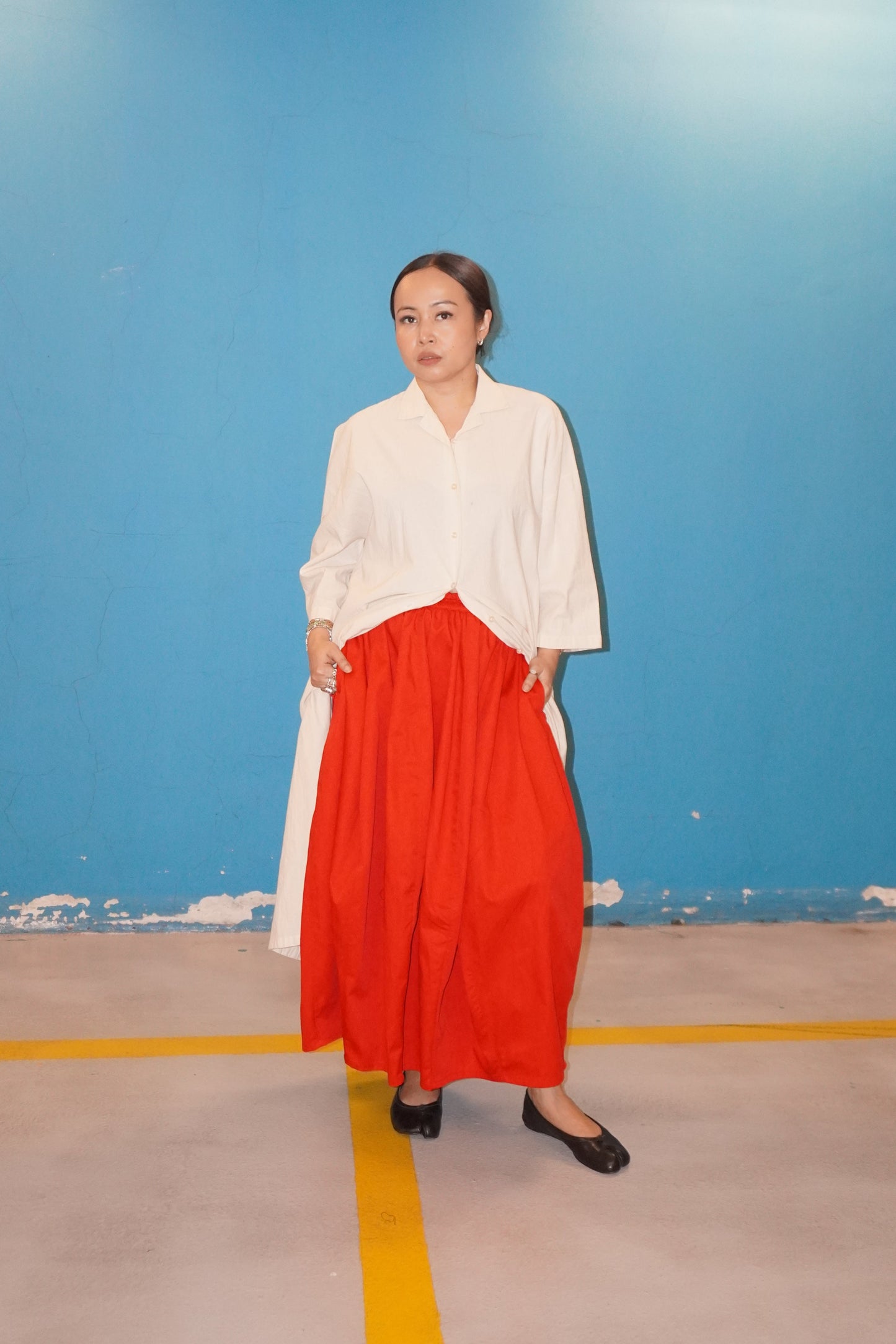 Skirt Cocoon Merah