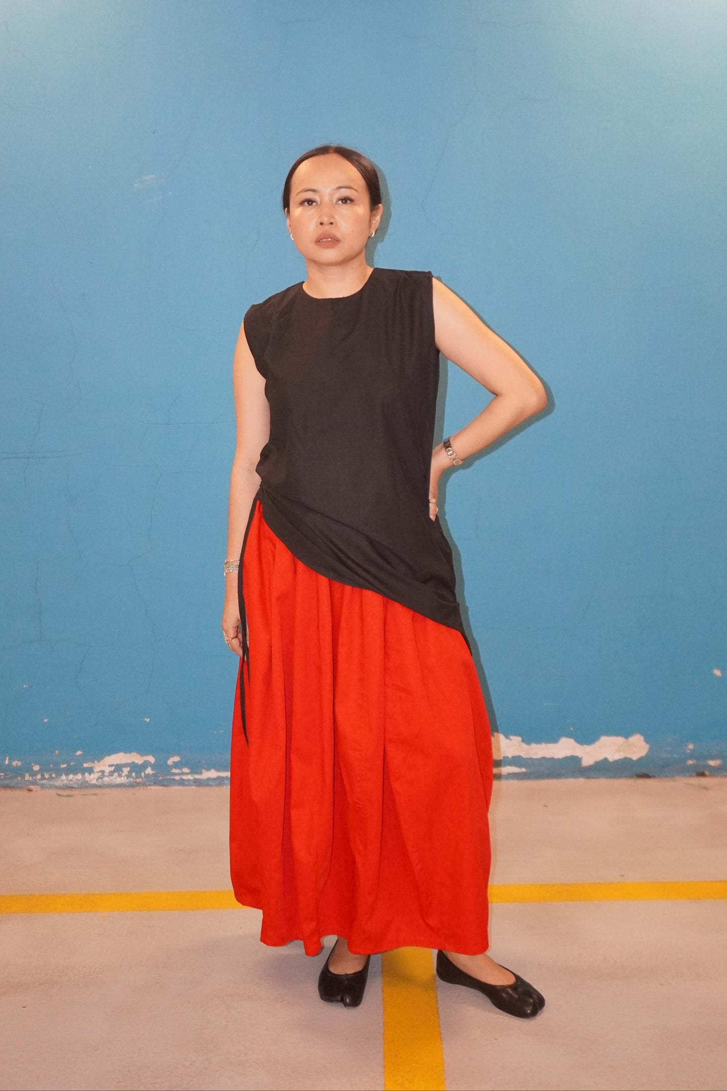 Skirt Cocoon Merah