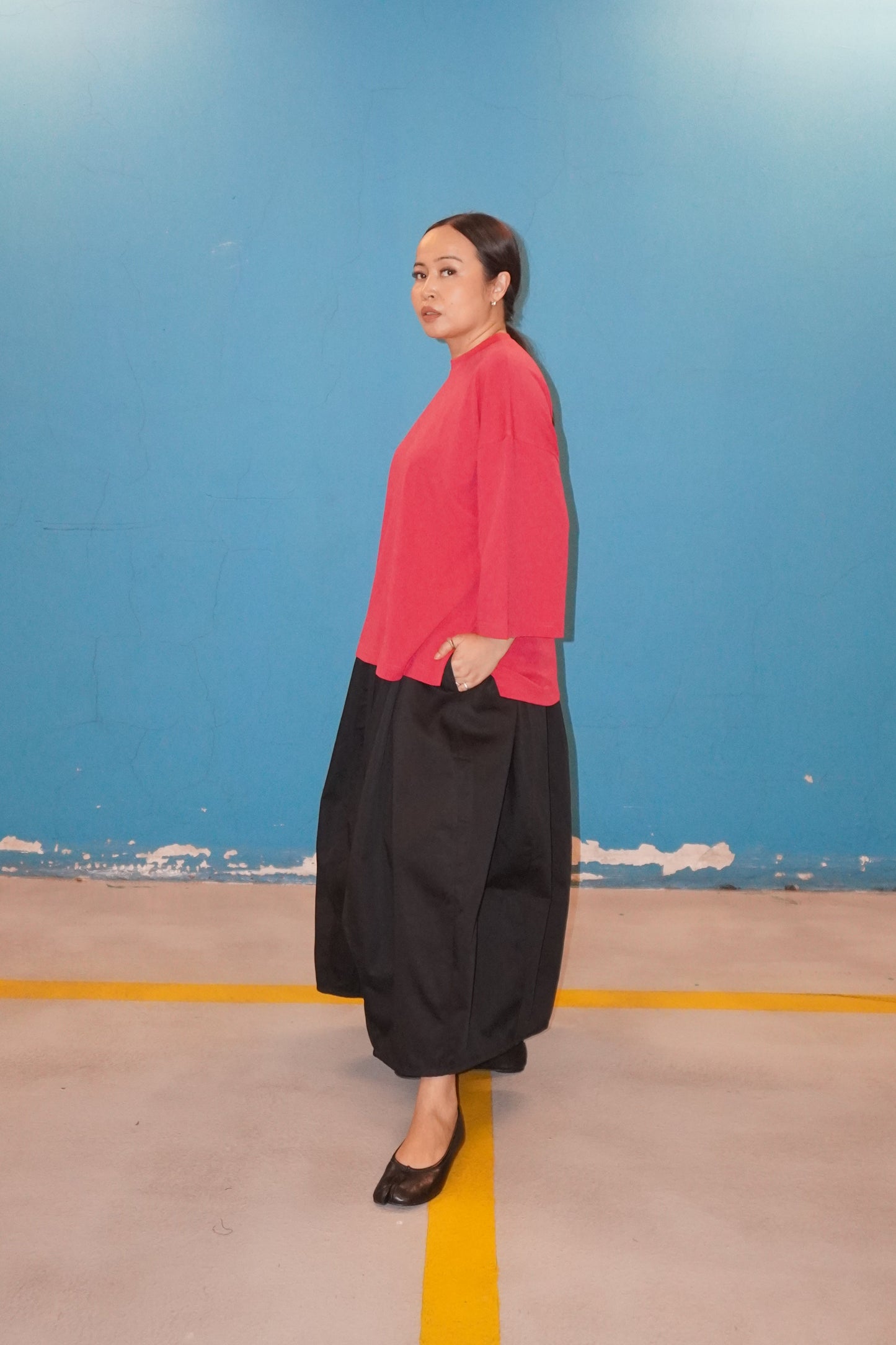 Skirt Cocoon Hitam