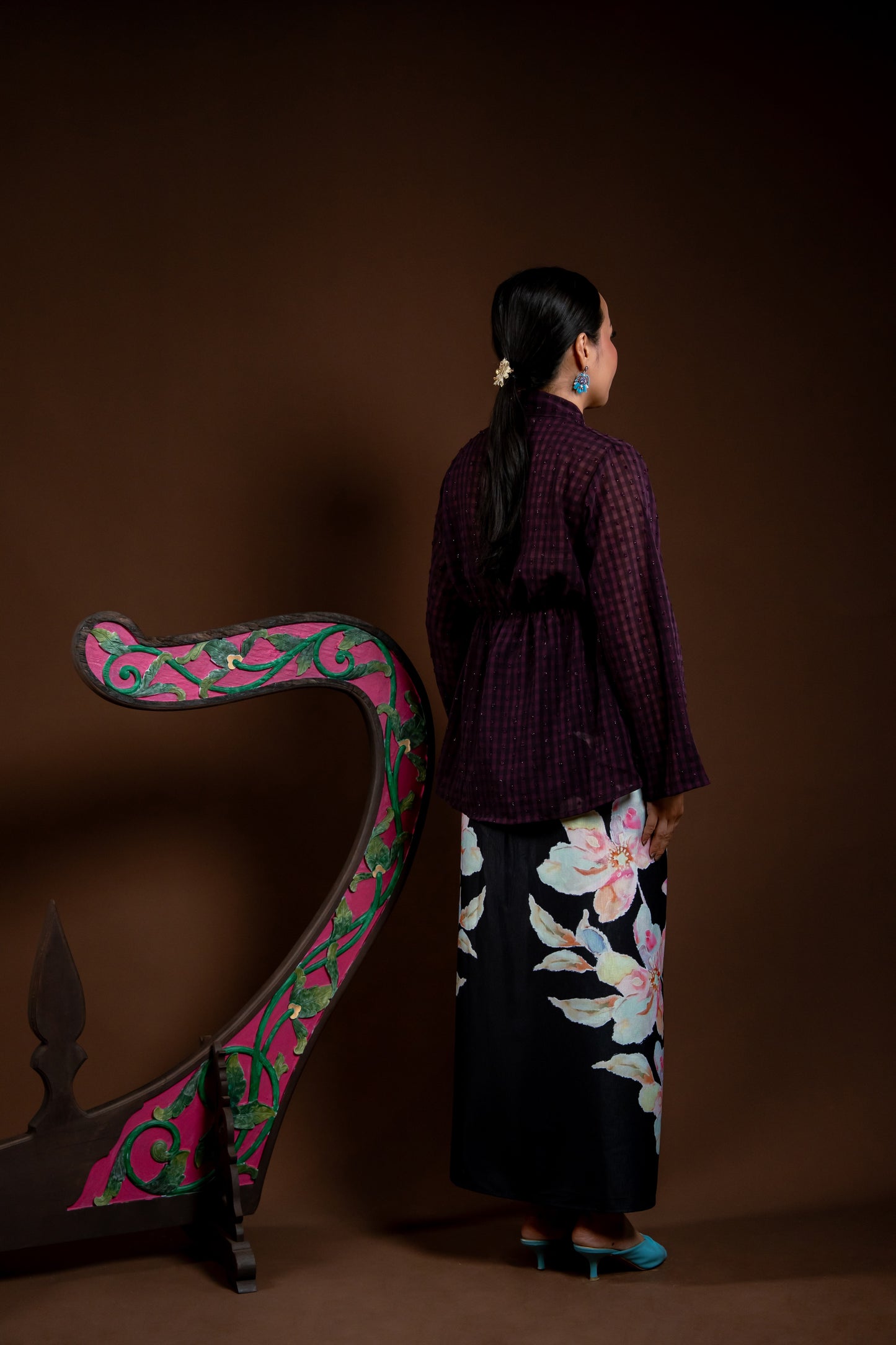 Baju Kebaya Rindu Merdu Ungu
