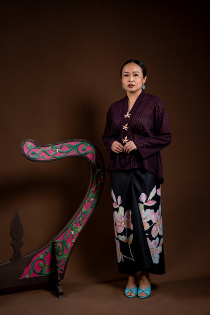 Baju Kebaya Rindu Merdu Ungu