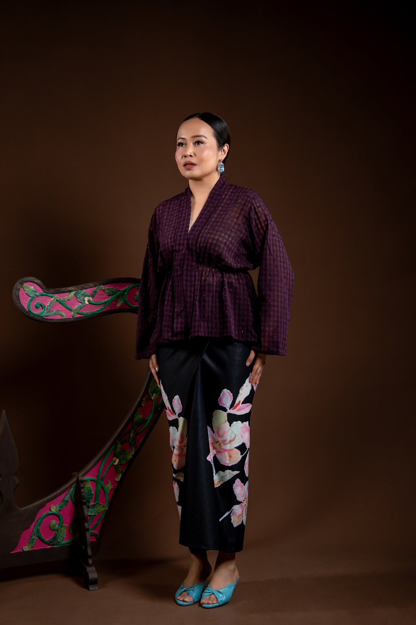 Baju Kebaya Rindu Merdu Ungu
