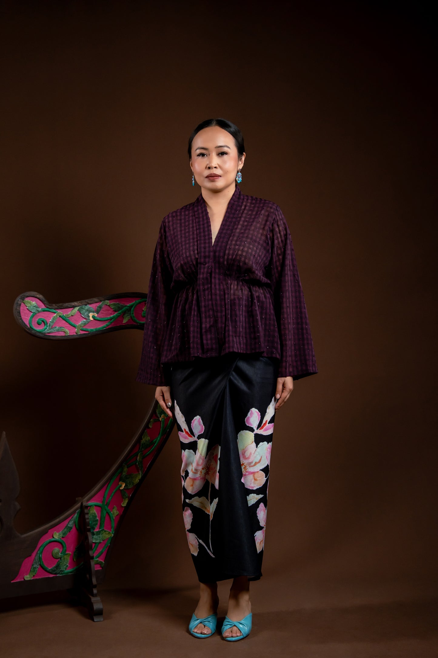 Baju Kebaya Rindu Merdu Ungu