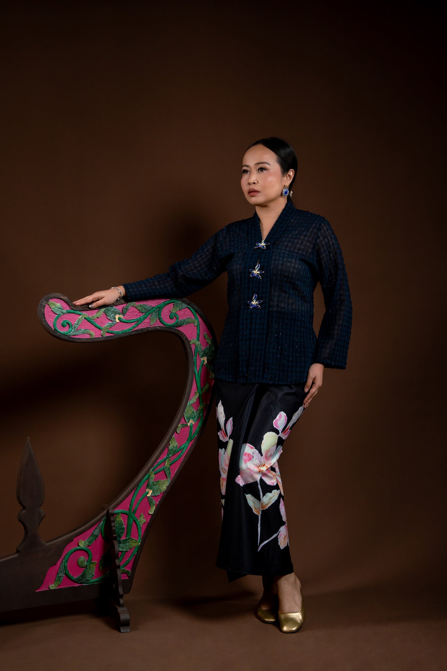 Baju Kebaya Rindu Dewi Biru