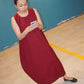 Dress Cocoon Marun