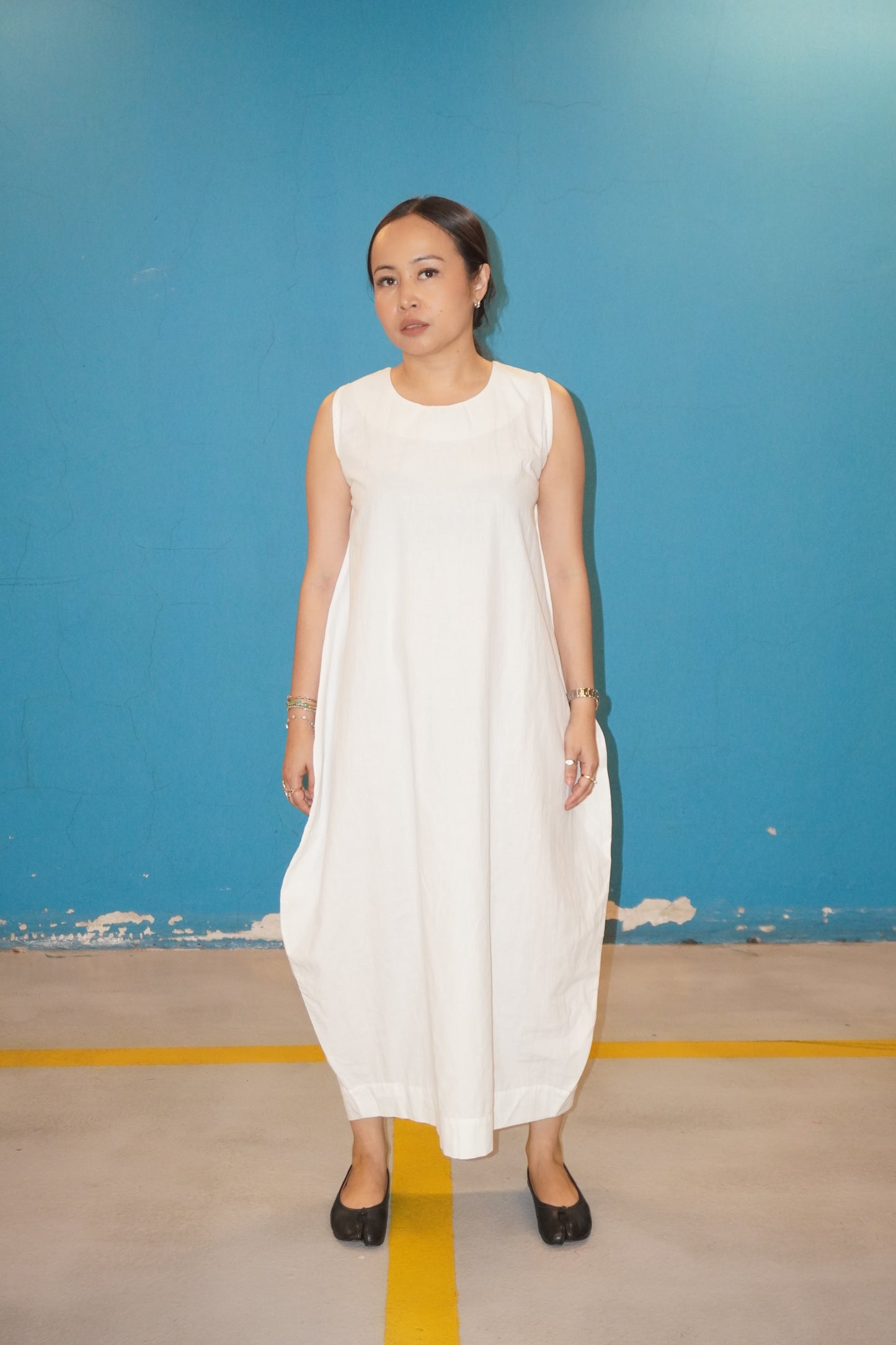Dress Cocoon Putih