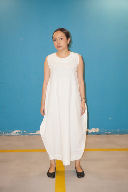 Dress Cocoon Putih