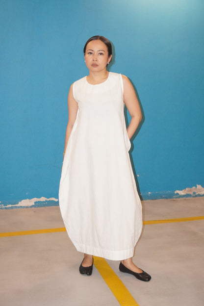 Dress Cocoon Putih