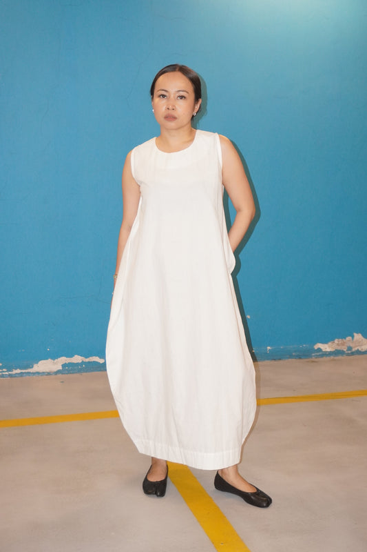 Dress Cocoon Putih